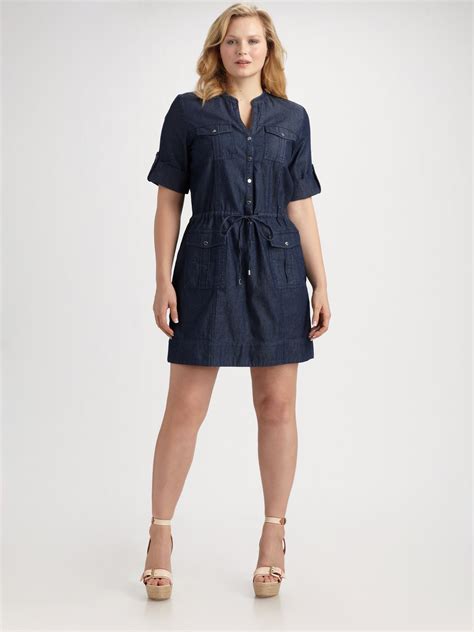 michael kors jeans dress|Michael Kors denim dresses.